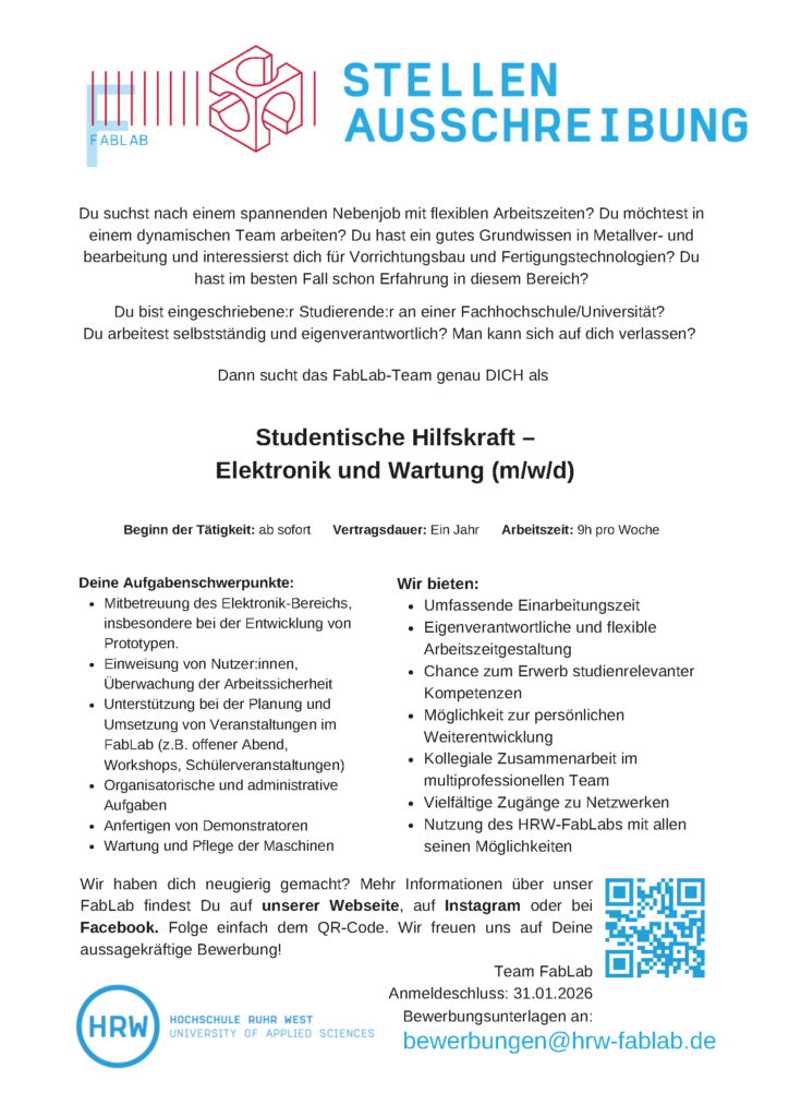 Stellenausschreibung