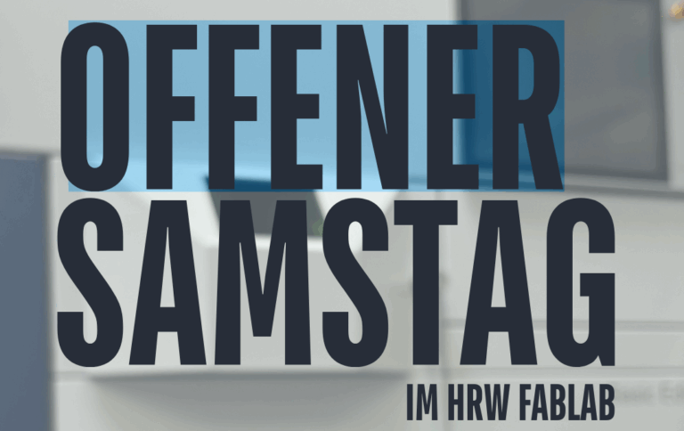 Flyer offener Samstag